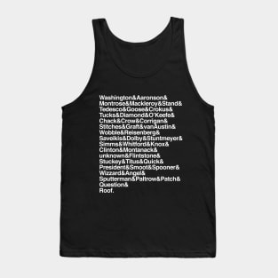 Hall of Inaccurate Presidents Helvetica Tank Top